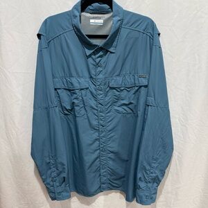 Columbia XXL Omni-Shade Convertible Fishing Shirt Utility Hiking Sun Protection